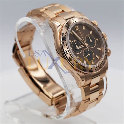 rolex chocolate daytona|Rolex daytona everose gold price.